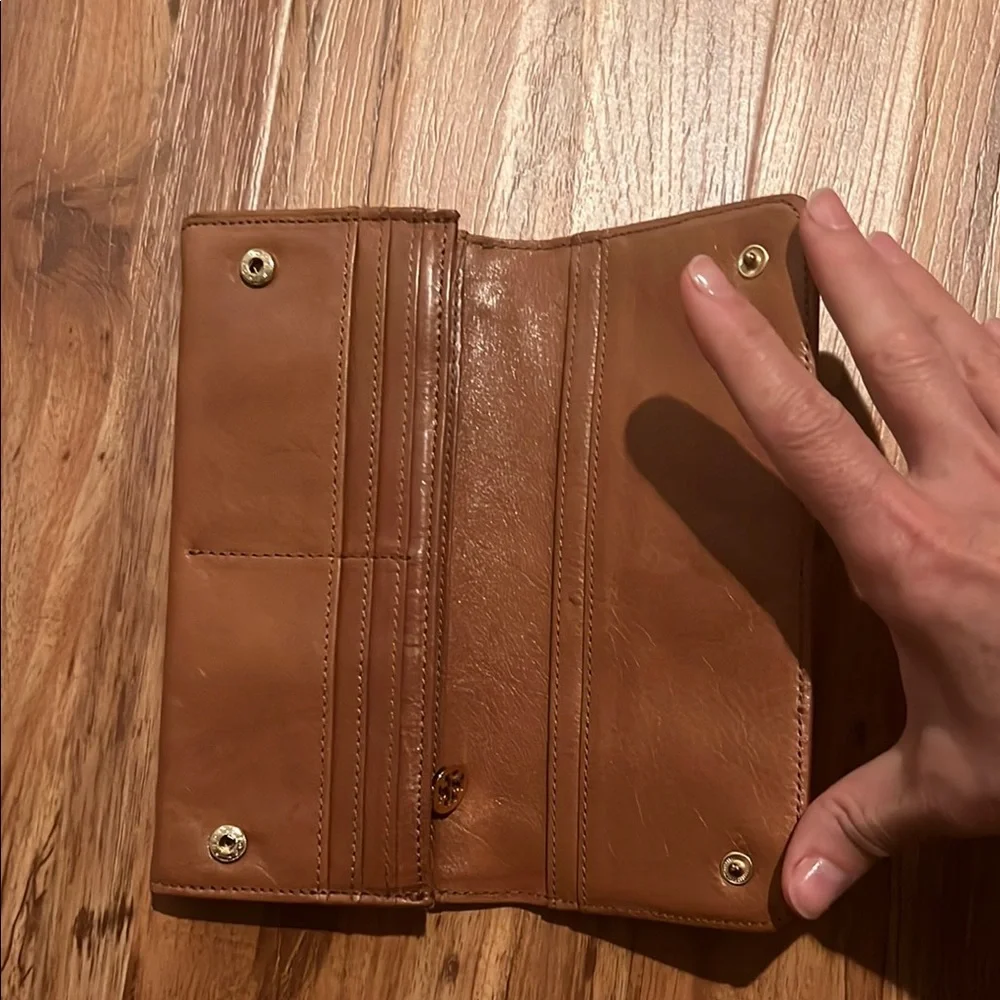 Tory Burch Brown Leather Wallet - Picture 3 of 4